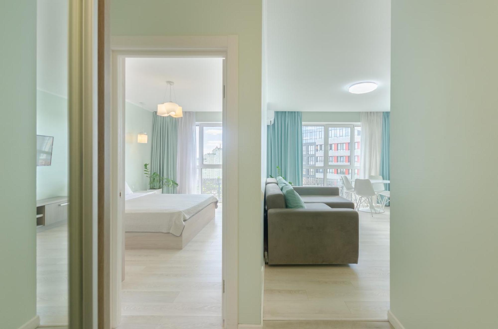 21-212 Petrovdom In Mint Apartments At Rc Kvartet Near Central Railway Station 키예프 외부 사진